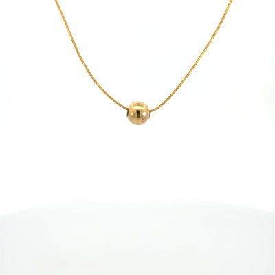 Gold Cord Sun Collier