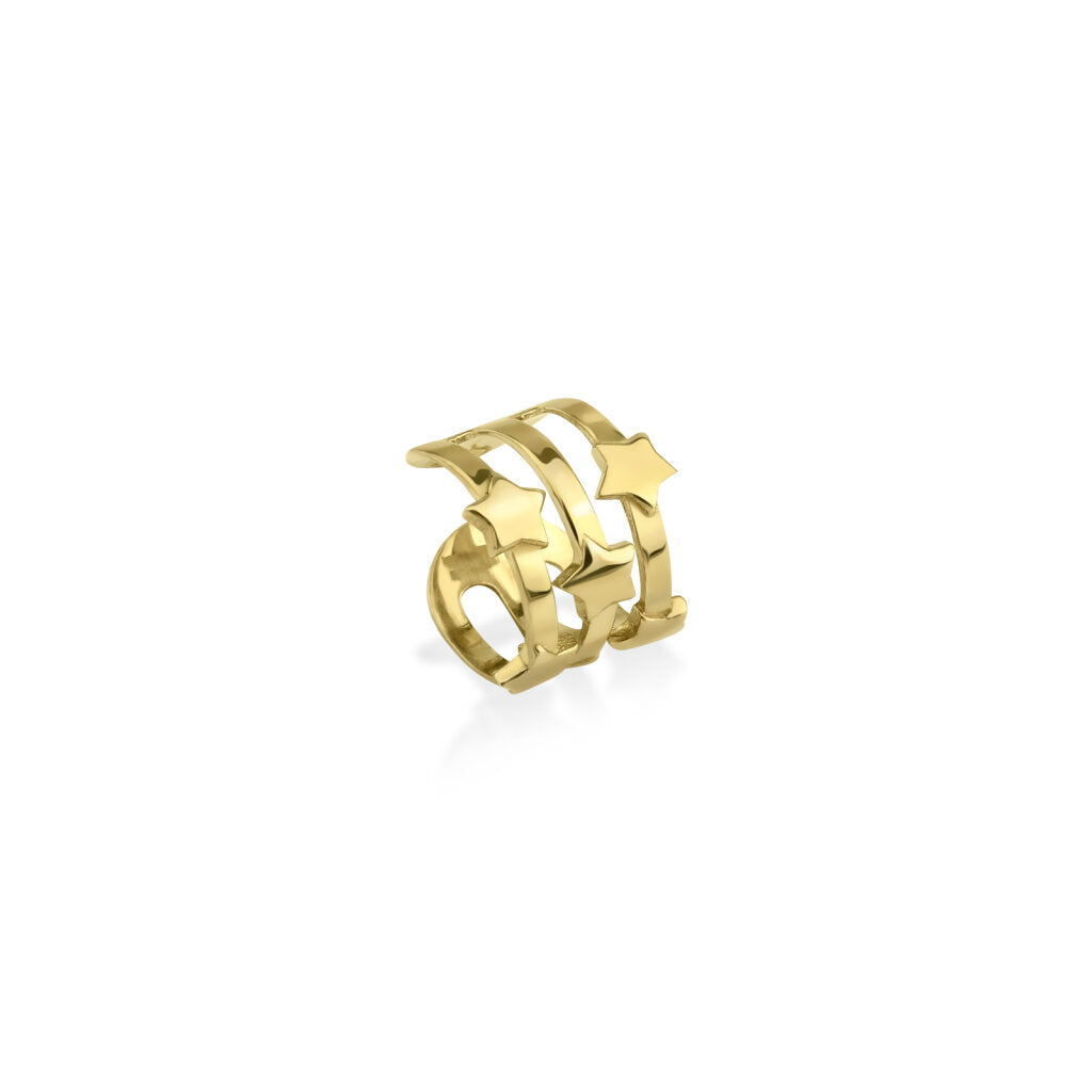14 karaat gouden earcuff / oorclip