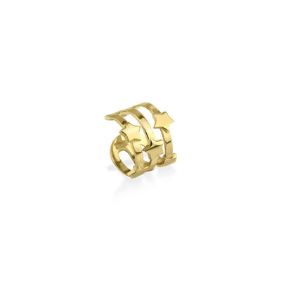14 karaat gouden earcuff / oorclip