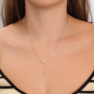 Silver Cord Collier