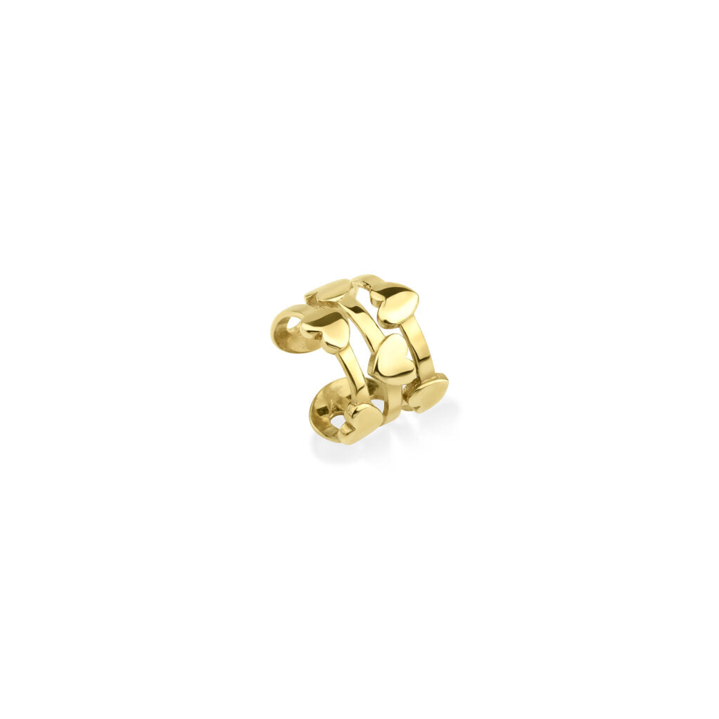 14 karaat gouden earcuff / oorclip