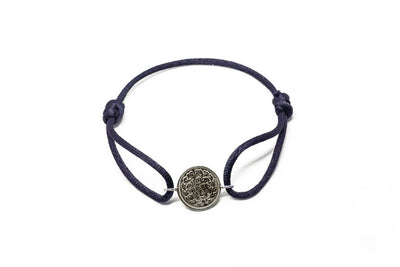 Lucky dime with satin band