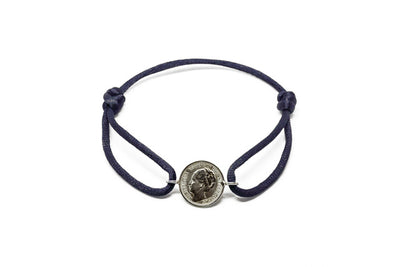 Lucky dime with satin band