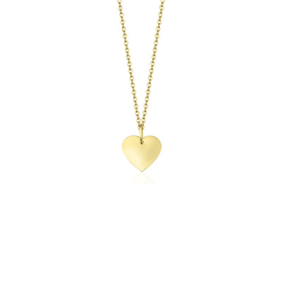 14 karaat gouden hanger met een hartjes ontwerp