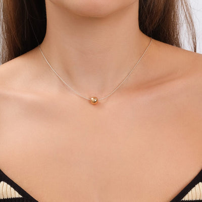 Champagne Cord Sun Collier