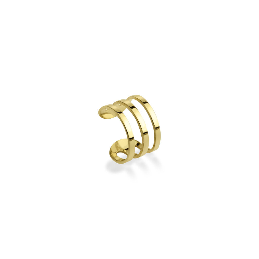 14 karaat gouden earcuff / oorclip